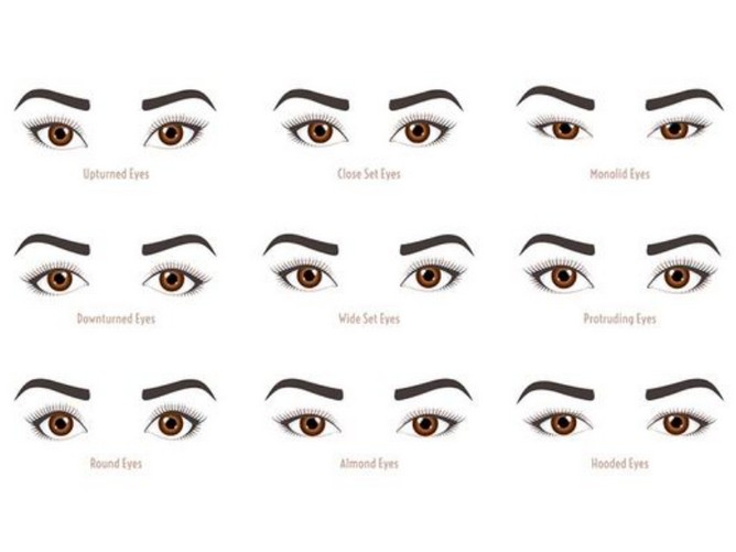 Cần quan tâm đến các dáng mắt phổ biến để xác định hình dạng và đặc điểm của mắt